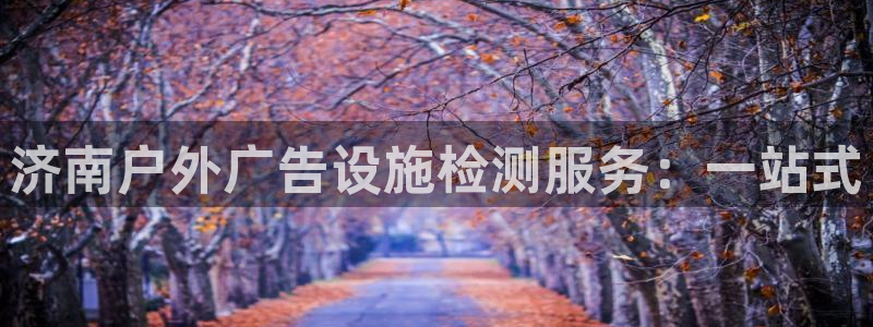 杏宇平台怎么样知乎：济南户外广告设施检测服务：一站式