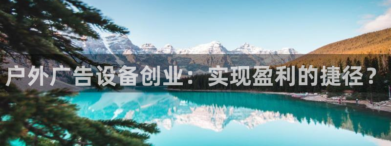 杏宇平台登录步骤图：户外广告设备创业：实