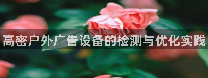 杏宇平台代理多少钱一次：高密户外广告设备