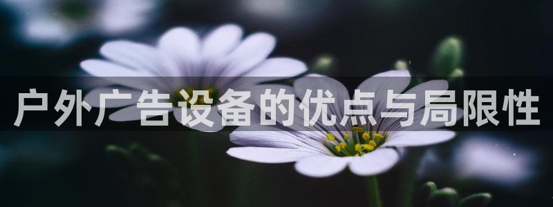 杏宇平台代理怎么赚钱快：户外广告设备的优