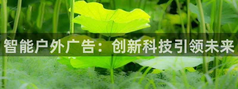 杏宇平台总代理电话：智能户外广告：创新科技引领未来