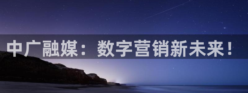 杏宇平台总代理：中广融媒：数字营销新未来